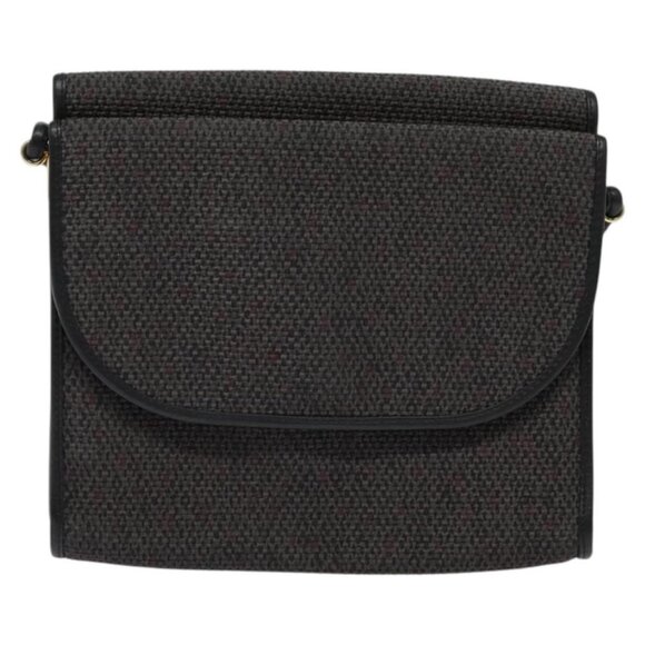 SAINT LAURENT Shoulder Bag PVC Gray Gold Auth 132120 - Picture 3 of 16